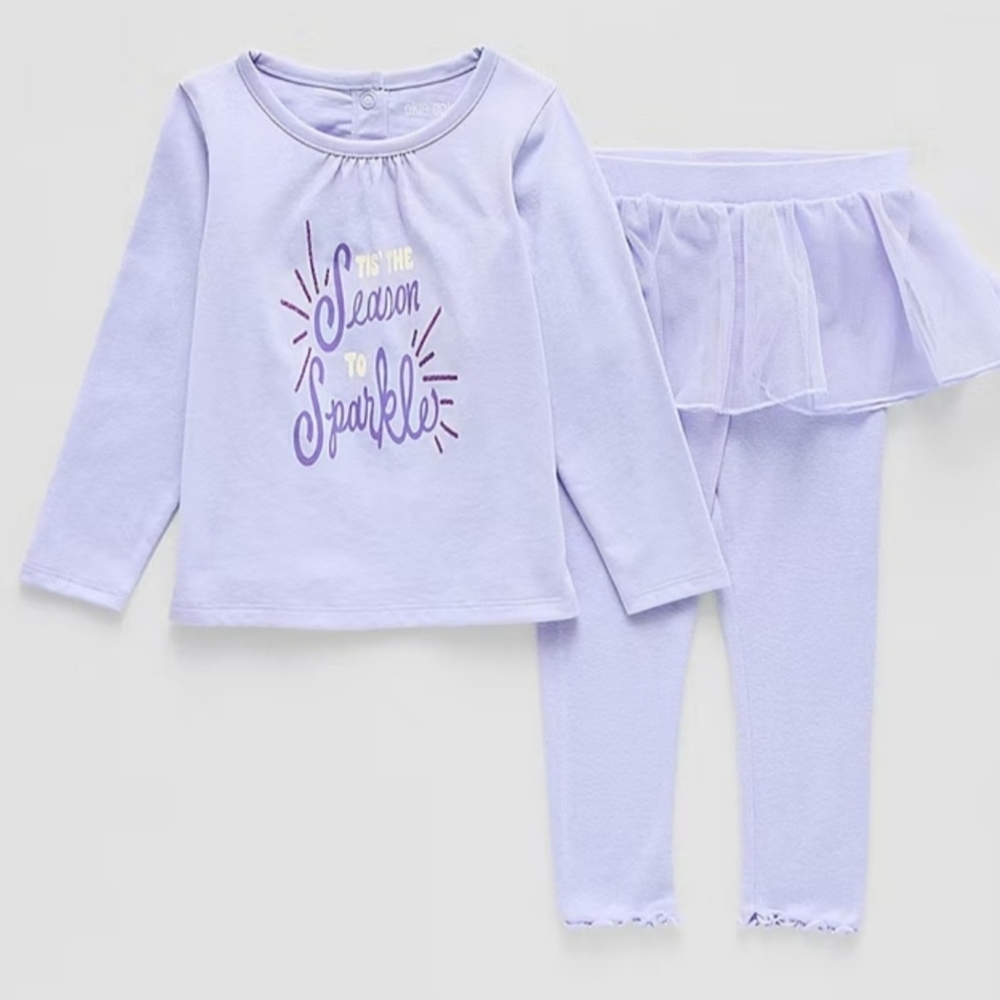 Okie Dokie Light Purple Pajama Set